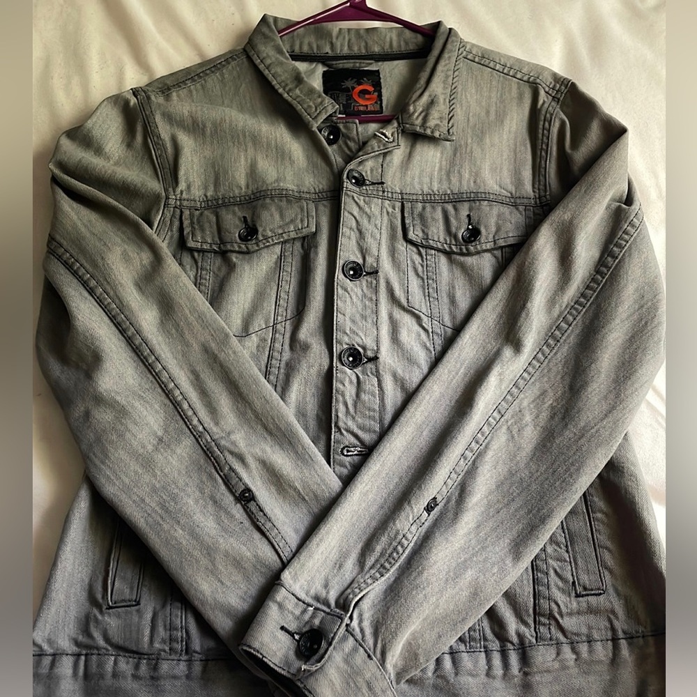 GUESS vintage grey denim jacket‼️